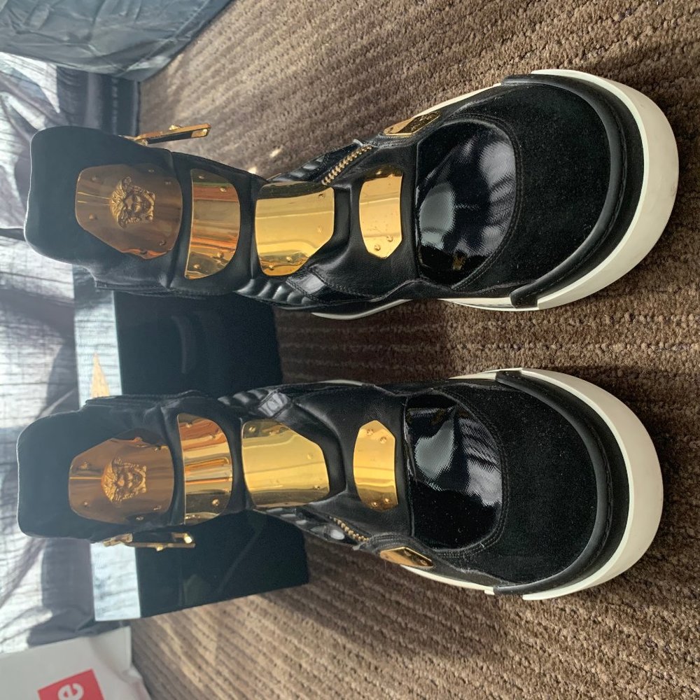 Versace limitied leather boots